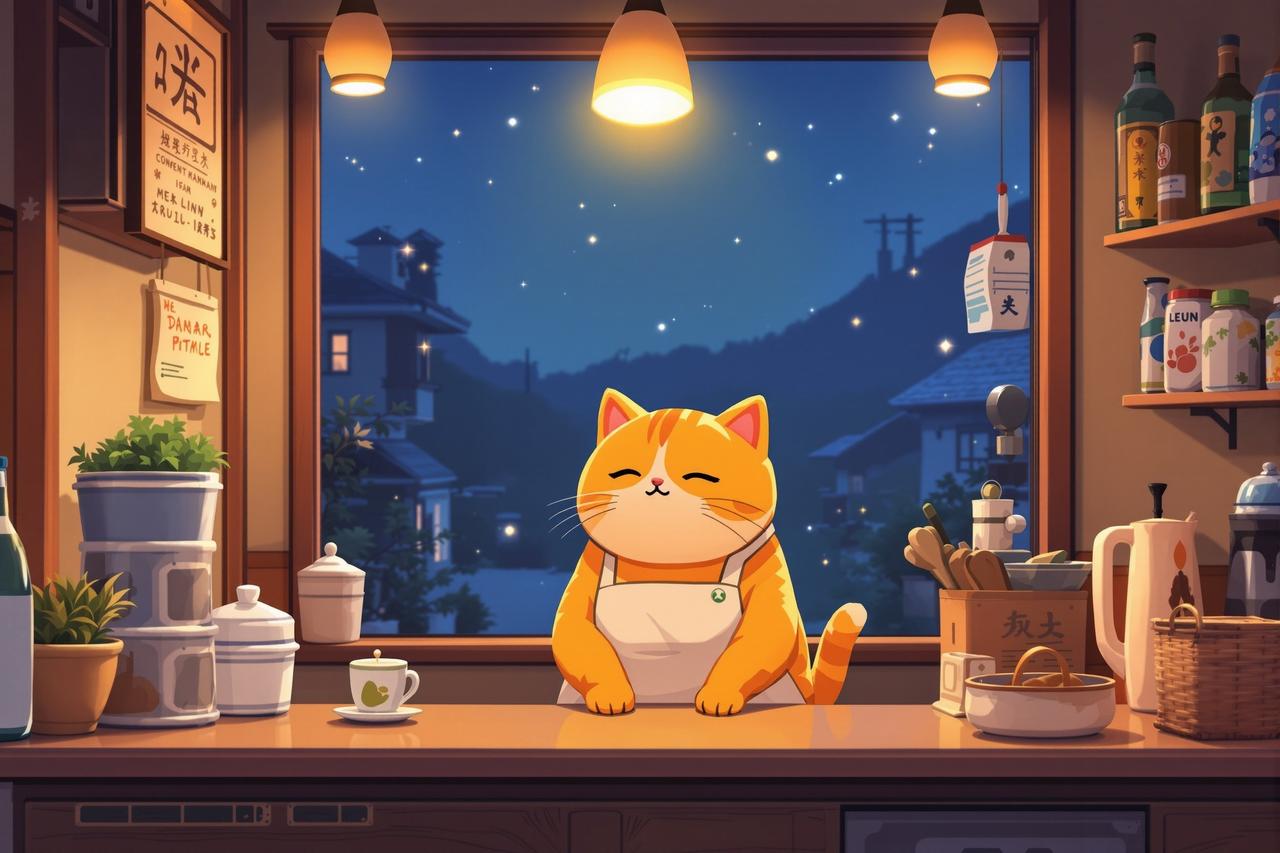 网络短剧 - 深夜食堂·猫町篇 - 深夜疗愈动漫短剧详情